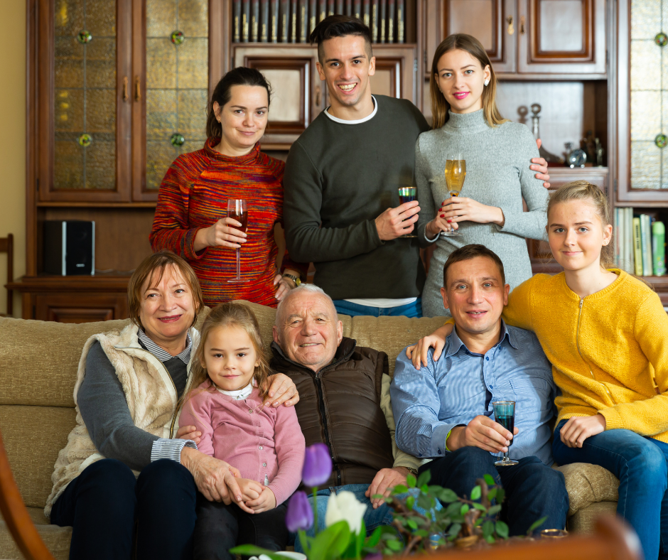 Multi-generational family at home needs estate planning.
