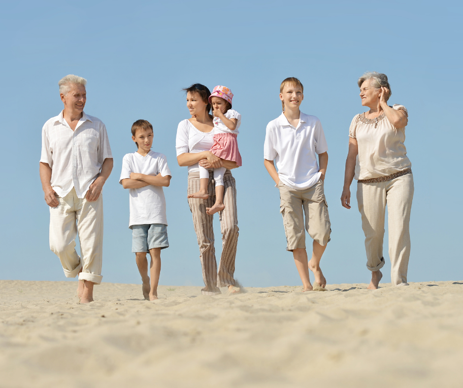 Family on the beach needs to consider Estate Planning in Texas